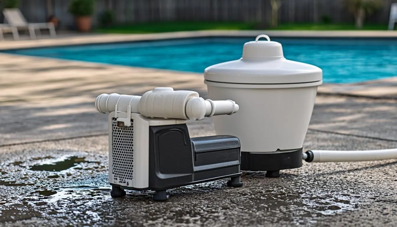 Wet pool equipment pad, one of the underground pool pipe leak signs to watch for