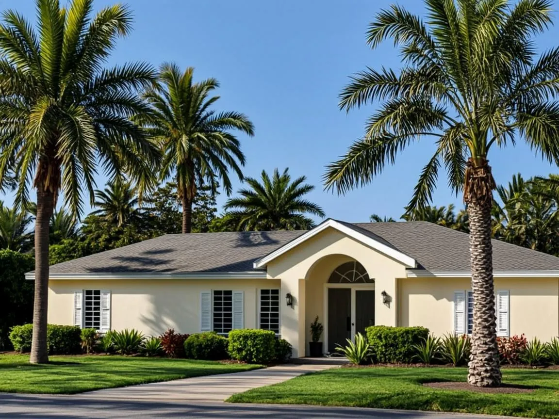 Single-story Florida ranch home in a Sarasota neighborhood served by our leak detection team